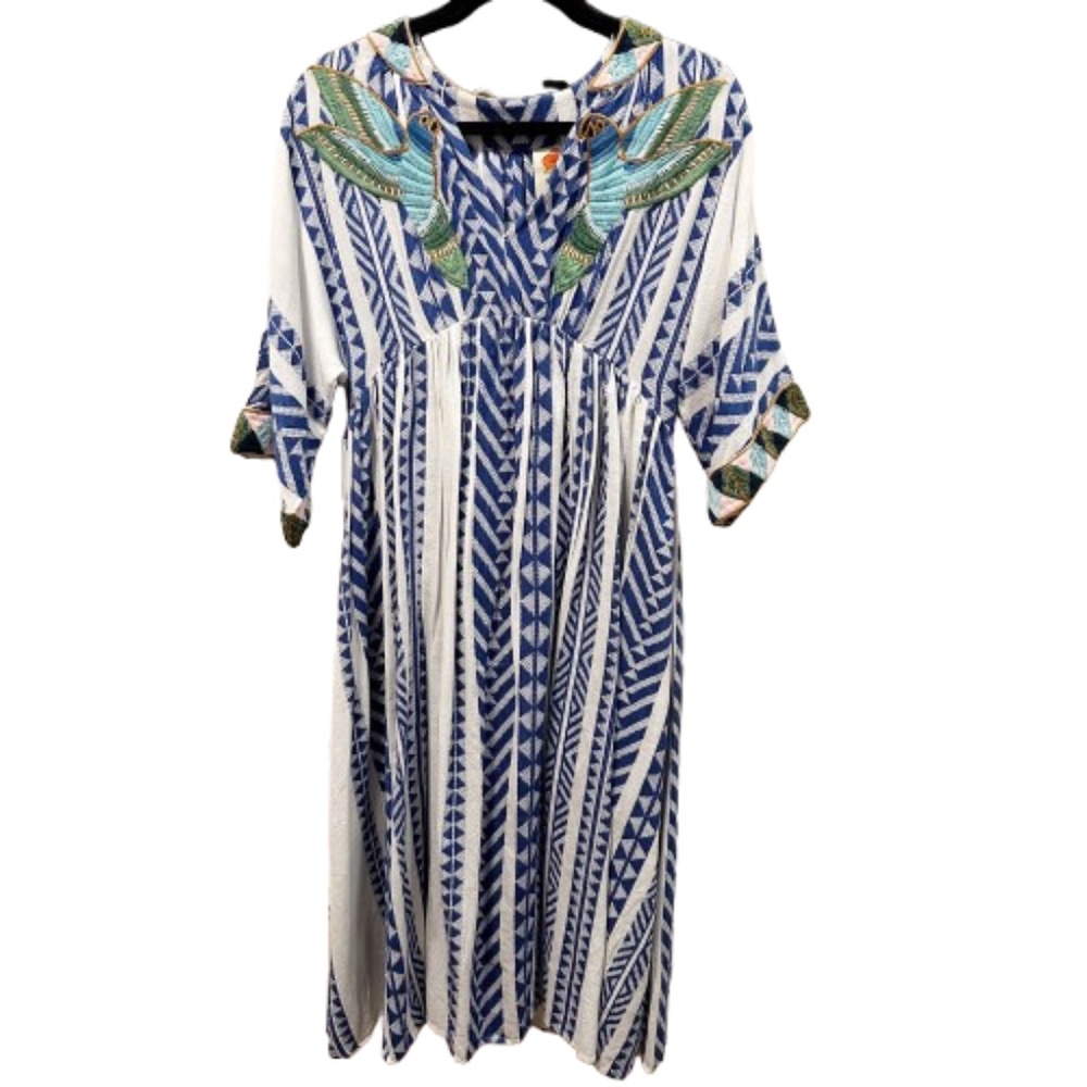 NWT Farm Rio Jacquard Embroidery Dress, Multi - Picture 5 of 11